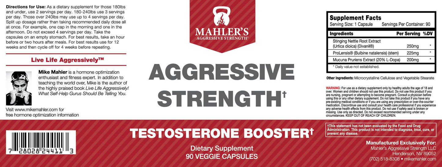 Aggressive Strength Testosterone Booster